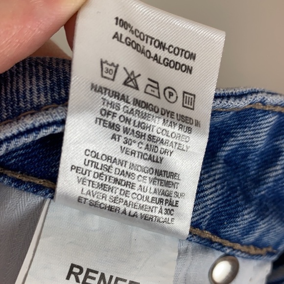 DL1961 Renee Cutoff Blue Jean Shorts Size 26 - Picture 13 of 16